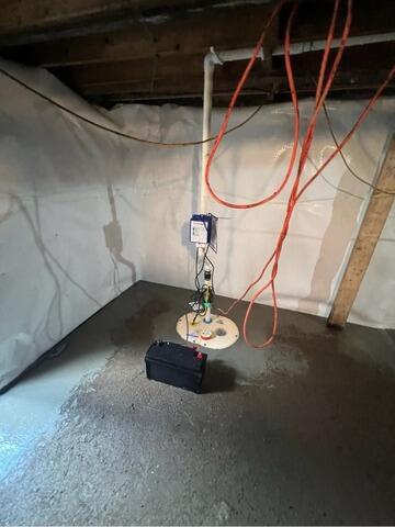 Wet Basement Repair in Litchfield, NH - After Photo