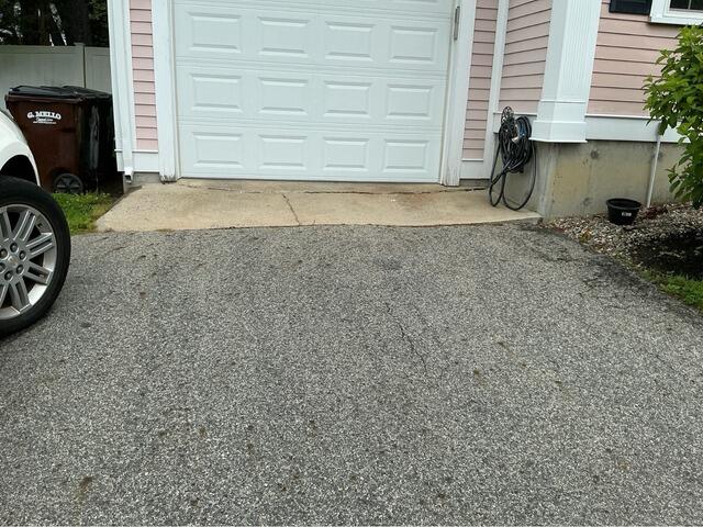 Settling Garage Apron Repair in Amesbury, MA