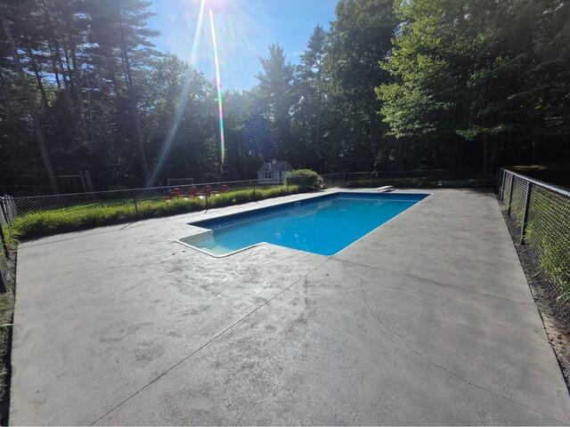 Concrete Pool Deck Rejuvenation in Hollis, NH