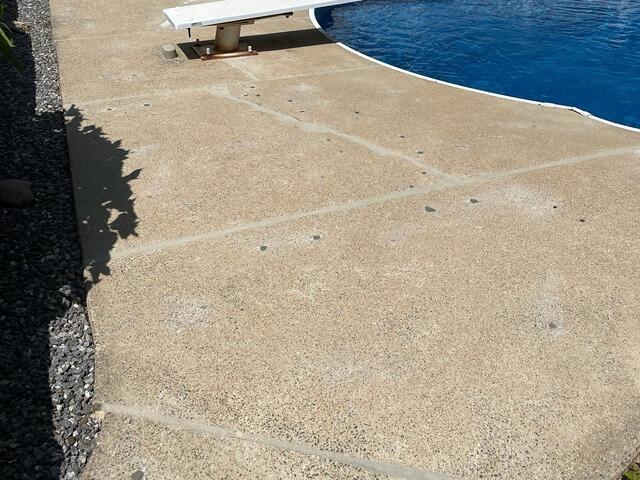 Settling Pool Deck Repair in Paxton, MA