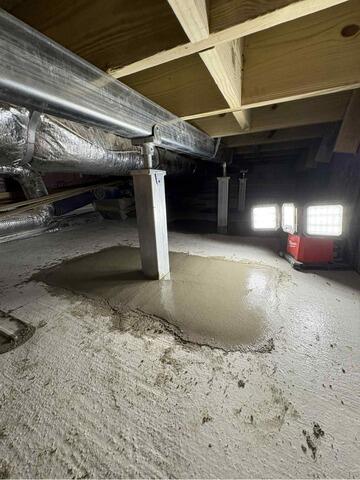 Sagging Floor Stabilization in Charlestown, MA