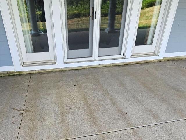 Concrete Front Porch Repair in Ipswich, MA - Before Photo