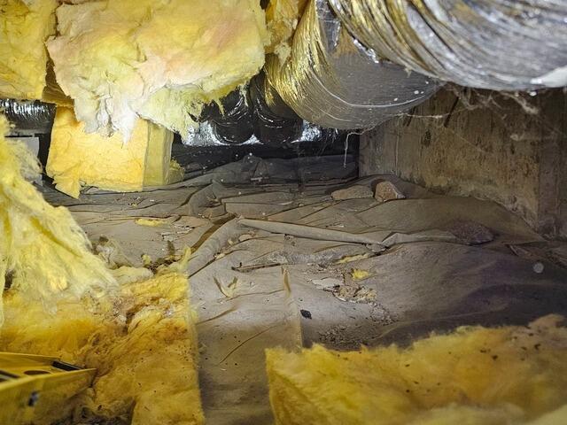 Lifting Sunken Floors in Gloucester, MA - Before Photo