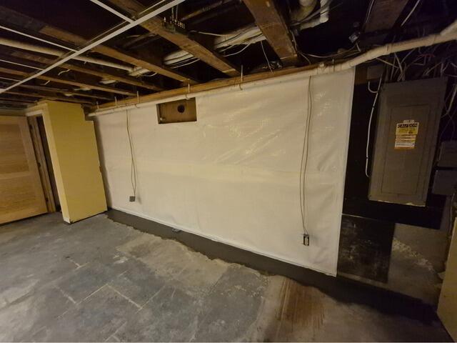 Basement Crack Waterproofing in Kinston, NH - After Photo