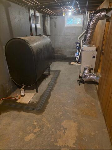 Finished Basement Waterproofing and Dehumidification in Dracut, MA - After Photo