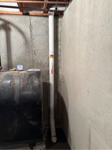 Radon Mitigation Paired with Waterproofing System in Hollis, NH - After Photo
