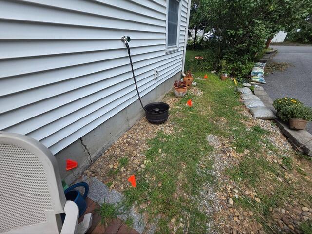 Settling Home Repair in Lawrence, MA - Before Photo