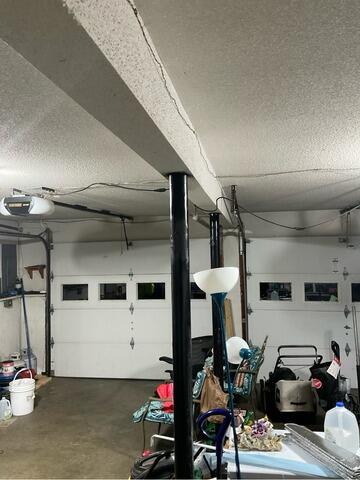 Failing Garage Support Columns in Manchester, NH