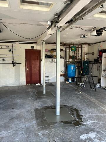 Failing Garage Support Columns in Manchester, NH