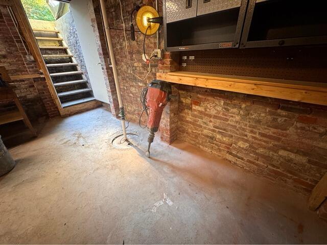 Basement Drainage System Installation in Reading, MA