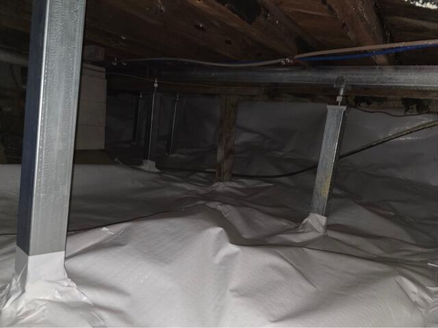 Crawl Space Supports Repair in Dunbarton, NH - After Photo