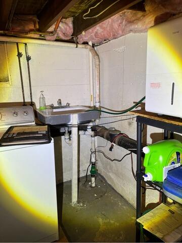 Failing Sump Pump Solution in Salem, MA - Before Photo