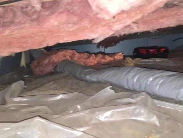 Crawl Space Encapsulation in Natick, MA - Before Photo