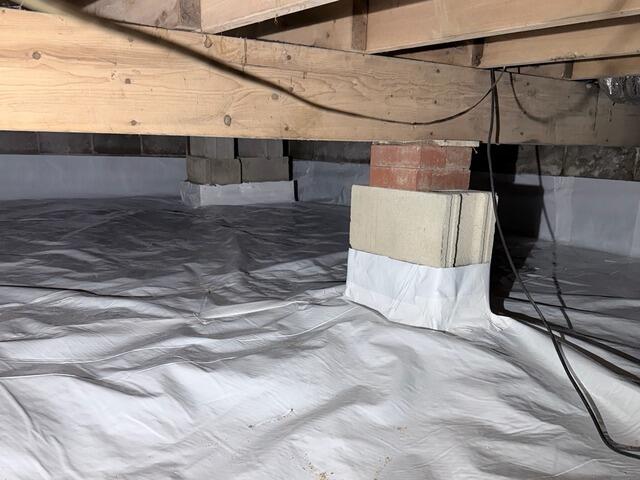 Crawl Space Encapsulation in Dover, NH - After Photo
