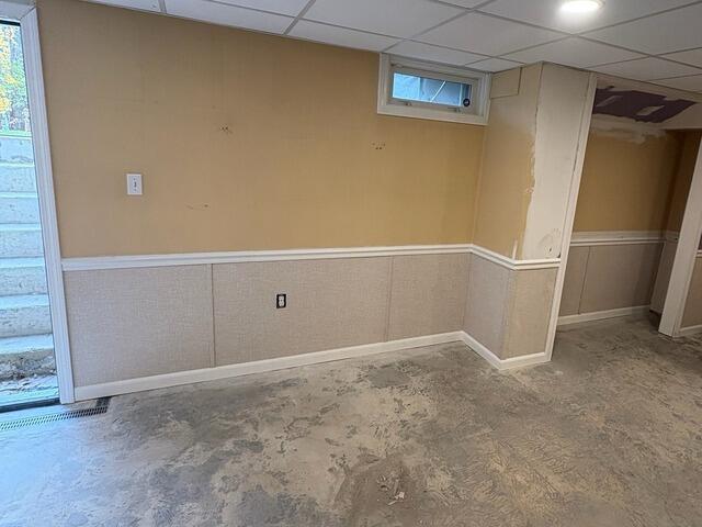 Finished Basement Waterproofing Repair in Andover, MA