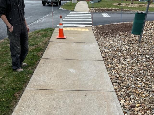 Sidewalk Leveling in Merrimac, MA - After Photo