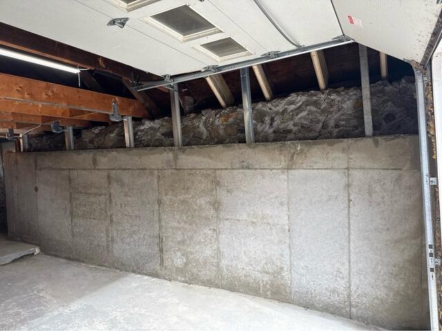 Garage Wall Repair in North Billerica, MA - After Photo
