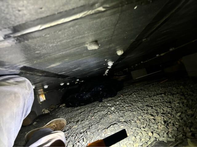 Crawl Space Solutions in Rockport, MA - Before Photo