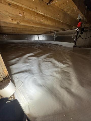 Crawl Space Insulation and Moisture Solutions in Newburyport, MA - After Photo