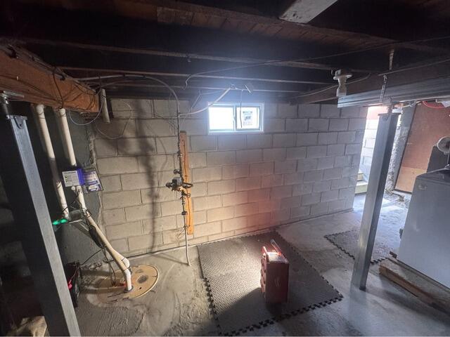Basement Repair in Bedford, NH - After Photo