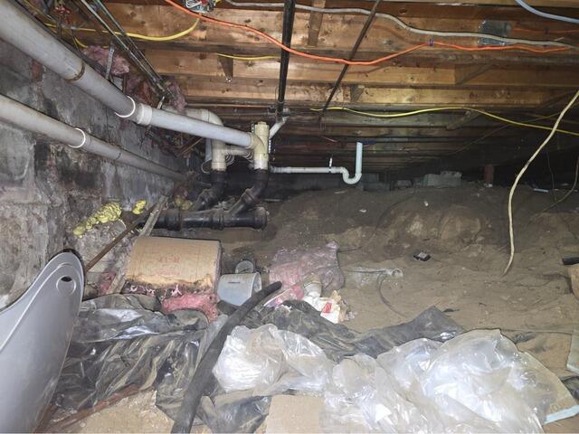 Cold Floor Repair in Tewksbury, MA - Before Photo