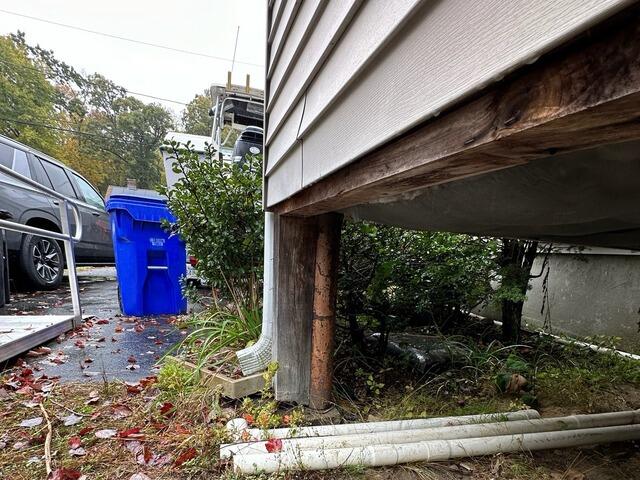 Settling Porch Repair in Bedford, MA