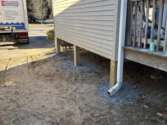 Settling Porch Repair in Bedford, MA