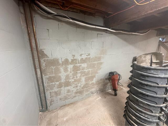 Basement Repair Before Home Sale in Hudson, NH - Before Photo