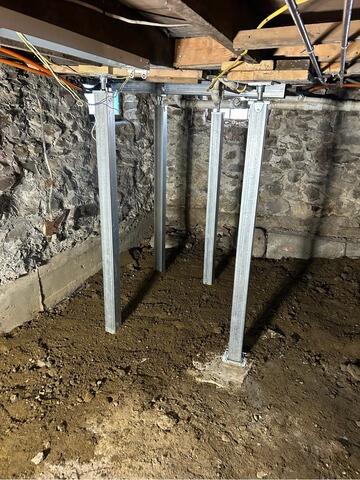 Failing Crawl Space Supports Replacement in Haverhill, MA - After Photo