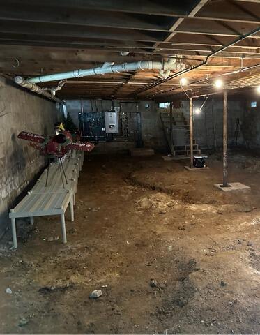 Crawl Space Stabilization and Waterproofing in Londonderry, NH - Before Photo
