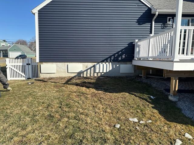 GeoLock® Wall Anchor Installation in North Andover, MA - After Photo