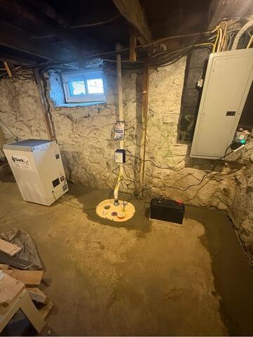 Musty Basement Waterproofing in Lowell, MA - After Photo