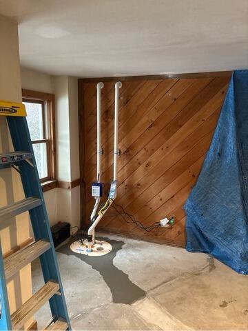 Finished Basement Waterproofing in Amherst, NH - After Photo