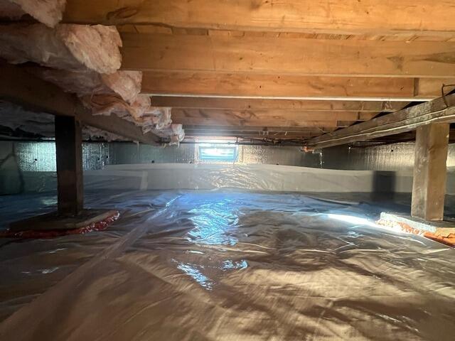 Waterproofing a Wet Crawl Space in Ipswich, MA - After Photo