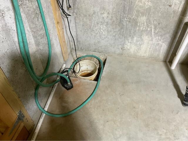 Basement Waterproofing Before Home Sale in Pembroke, NH - Before Photo