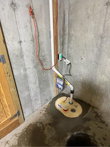 Basement Waterproofing Before Home Sale in Pembroke, NH - After Photo