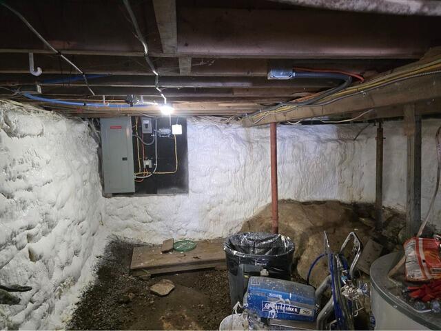 Fieldstone Wall Repair in Northwood, NH - After Photo