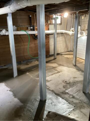 Basement Repair in Pembroke, NH - After Photo