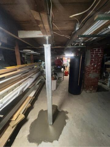 Floor Support Solution in Natick, MA - After Photo