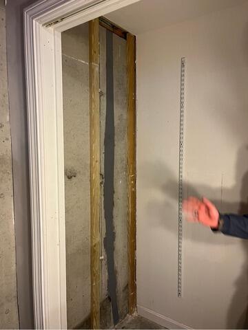 Basement Wall Crack Repair in Milford, NH