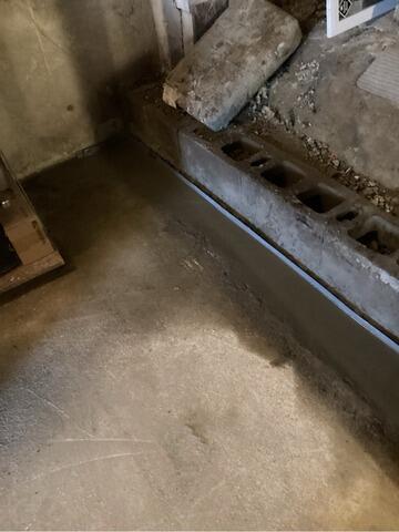 Wet Basement During Rainstorms in Ipswich, MA - After Photo