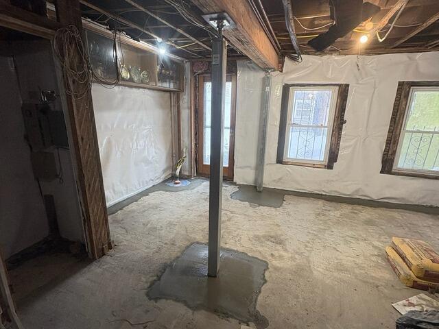 Leaking Basement Repair and Sagging Floor Repair in Boston, MA - After Photo