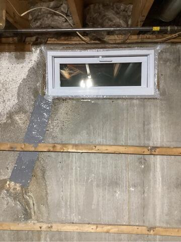 New Basement Window in Westford, MA - After Photo