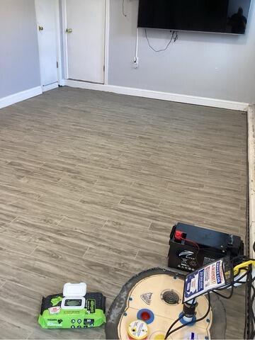 Basement Flooring and Waterproofing in Chelsea, MA - After Photo