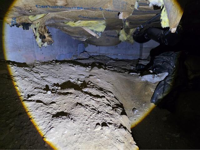Crawl Space Repair in Chester, NH - Before Photo