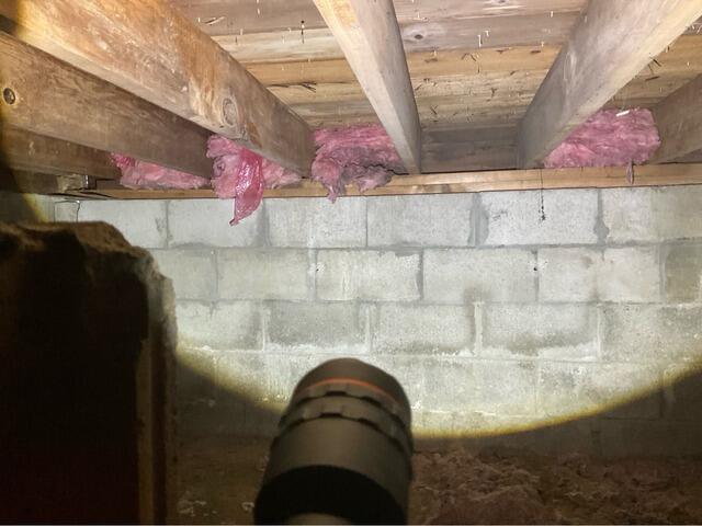 Improving Crawl Space Conditions in Billerica, MA - Before Photo