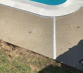 Uneven Concrete Pool Deck, Andover, MA