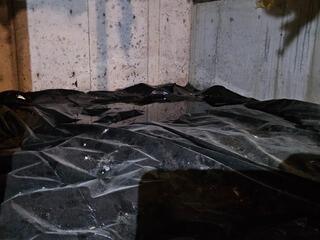 Wet Crawl Space, New London, NH