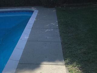 Sunken Pool Deck Repair in Bristol, RI
