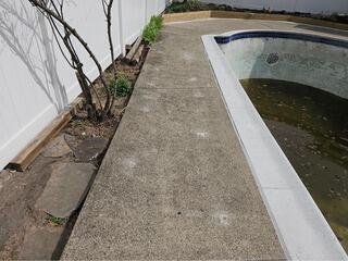 Leveling an Uneven Pool Deck in Dedham, MA